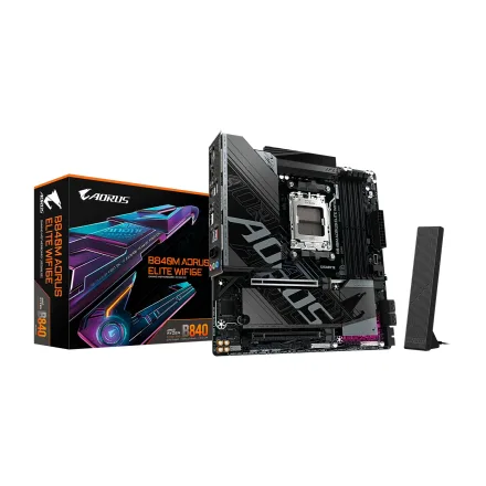 Placa Mae Gigabyte Aorus Elite 6E Ddr 5 Socket AM5 Chipset B840 Atx