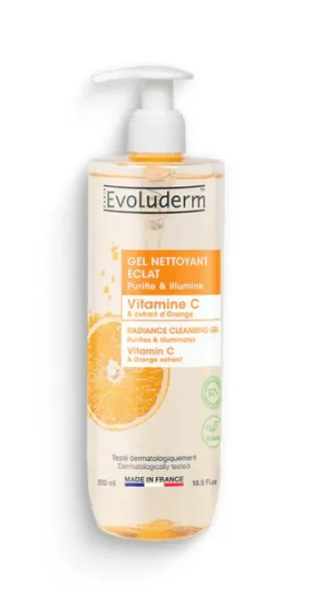 Evoluderm Gel Limpieza Nettoyant Eclat Vitamine 500ml