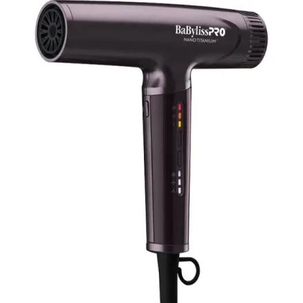 BABYLISSPRO SECADOR NANO TITANIUM BNTCBK9200UX BIVOLT 50/60HZ BLACK