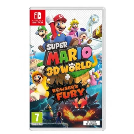 Jogo Super Mario 3D World Bowsers Fury Nintendo Switch