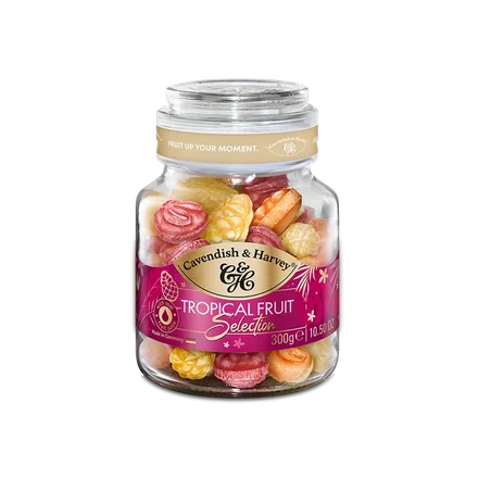 Caramelos Cavendish Harvey Tropical Fruit Selection 300g