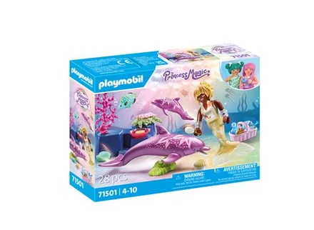 PLAYMOBIL JUGUETE MERMAID WITH DOLPHINS 71501