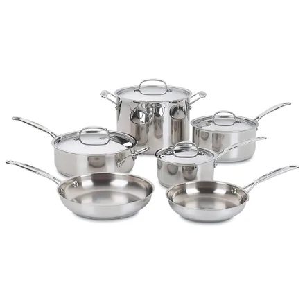 Jogo Panelas Cuisinart 77 10P1 Inox 10