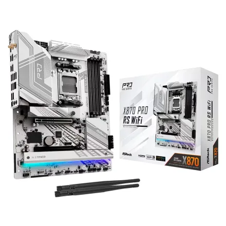 Placa Mae Asrock X870 Pro Rs Ddr 5 Socket AM5 Chipset Atx