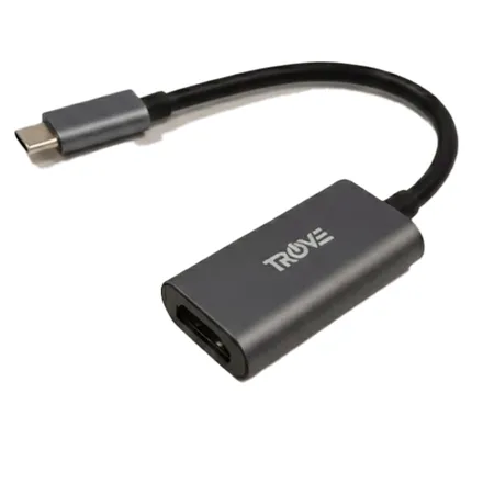 Cable Adaptador Trove USB-C A HDMI F - Gray