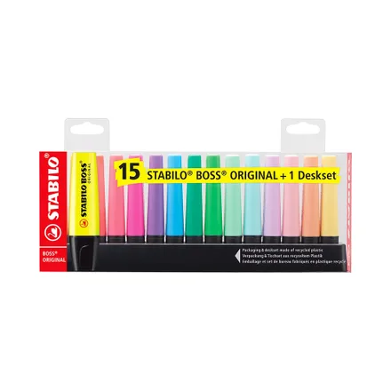 Marcador Stabilo Boss 7015 01 15