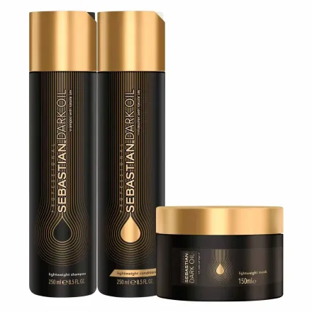 Sebastian Dark Oil Shampoo Condicionador Mascara Capilar 150ml 250ml
