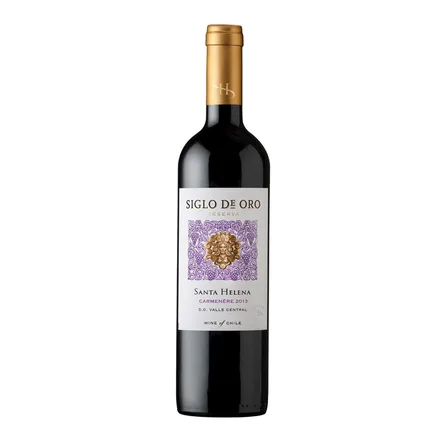 Vino Chileno Tinto Santa Helena Siglo Oro Carmenere 750ml