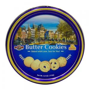 Biscoito Amanteigado Las Delicias Tradicional Lata 114g