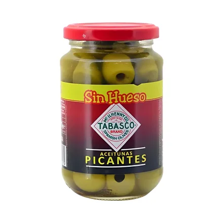 Aceitunas Sin Hueso El Serpis Picantes 340 Gr