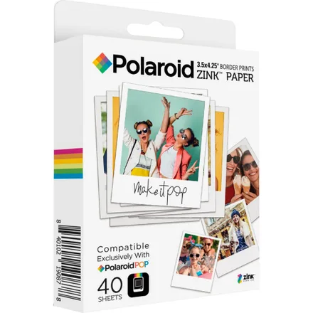 Papel Fotografico Polaroid Pop Instant 40