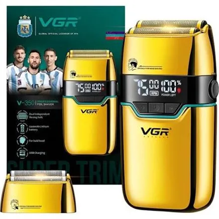 Voyager Barbeador 350 Recargable Dorado