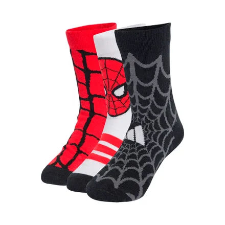 Medias Juveniles Adidas Marvel Spiderman Unisex 3 Pares