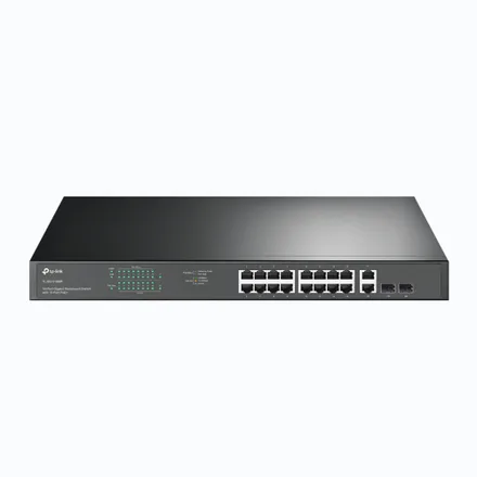 Hub Switch 18P Tl 100 1000 16 Poe Plus Rack