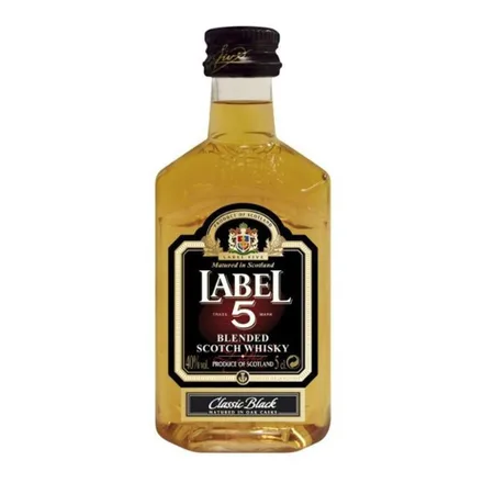 Whisky Scotch Label 5 Miniatura 50ml