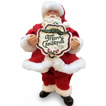 Adorno Navideno Papa Noel L8 170 Merry Christmas