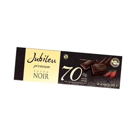 Chocolate Jubileu Premiun Extra Noir 70 Cacao 250 Gr