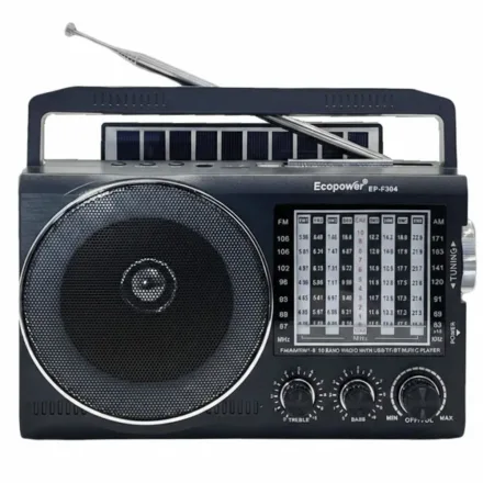 Ecopower Radio Ep F304 Sd Fm Am Rgb