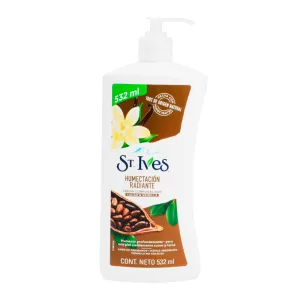 Creme Corporal St Ives Hidratacao Radiante Cacau Baunilha 532ml