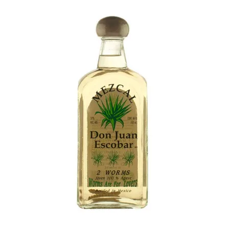 Tequila Don Juan Escobar Mezcal Con 2 Worms 750ml