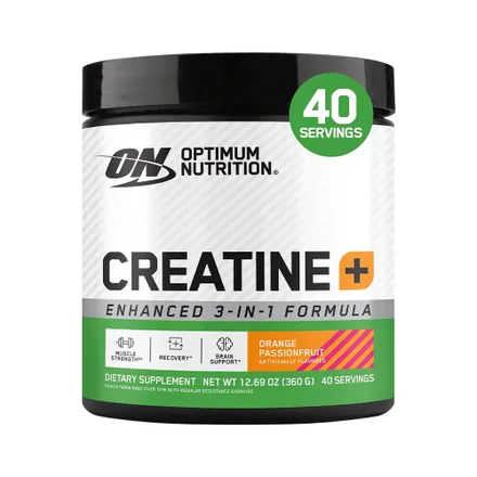 Suplemento Optimum Nutrition Creatine Plus Enhanced 3 In 1 Passionfruit 360 Gr