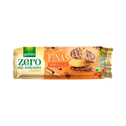 Galletitas Gullon Finas Avena Choco Leche Sin Azucar 150g