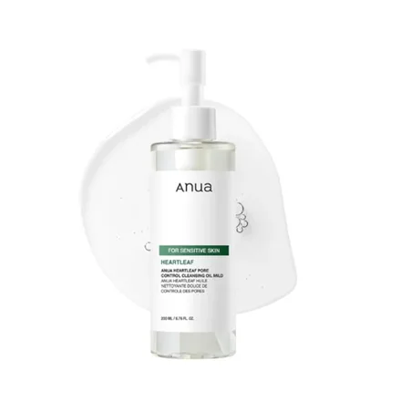 Aceite Limpiador Anua Heartleaf Pore Control Mild Sensitive Skin 200ml