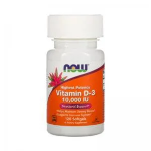 Vitamina D3 Iu 120 Capsulas Now Sports