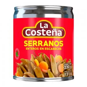 Pimenta La Costena Serranos Escabeche Lata 200g