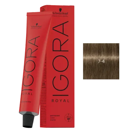Schwarzkopf Tinte Pelo Igora Royal 7 4 60ml