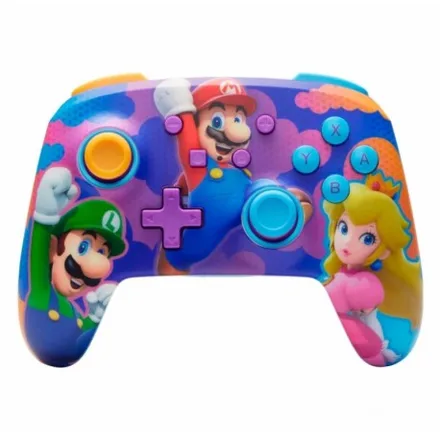 Controle Powera Enhanced Wired Super Mario Color Splash Heroes Switch Pwa 0911