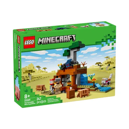Juguete Construccion Lego Minecraft Armadillo Mine Expedition 247 Piezas