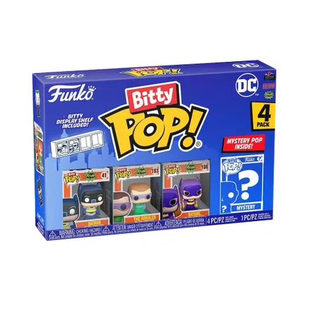 Muneco Funko Bitty Pop Dc Batman Adam West 4 Piezas