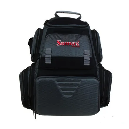 Mochila Sumax 1714 Pesca Incluye 4 Estuches Pvc