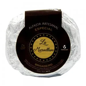 Alfajor Artesanal Py La Marsellesa Especial Recheio Doce Leite Cobertura Brigadeiro 80g