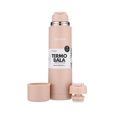 Termo Terrano Bala Rosa 750ml