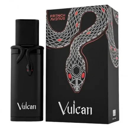 Perfume French Avenue Vulcan Black Extrait Parfum Masculino 100ml