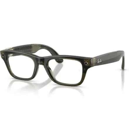 Oculos Ray Ban Meta Blayzer Optics 2 Transparent 50mm