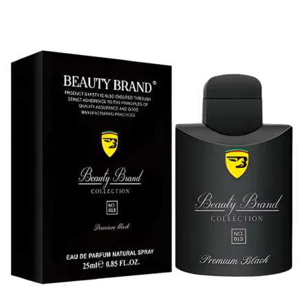 Perfume Beauty Brand Collection 013 Ferrari Black Eau Parfum Masculino 25ml