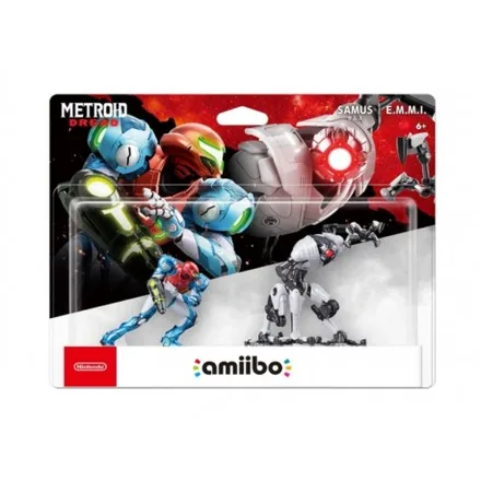 Boneco Amiibo Metroid Dread 2 Pack Nvl AR2B Nintendo Switch