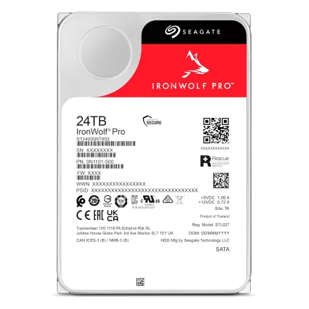 Seagate Ironwolf Pro Nas Sata Py 24TB