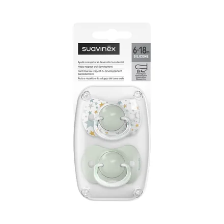 Chupete Silicona 2 Piezas 6 18 Suavinex