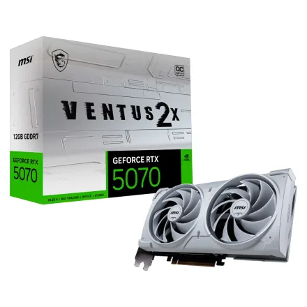 Placa Video Msi Ventus 2X Oc Geforce Rtx 5070 Gddr 7 912 V532 010