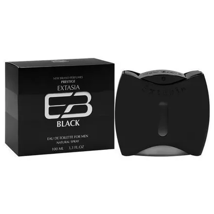 Perfume Brand Extasia Black Eau Toilette Masculino 100ml