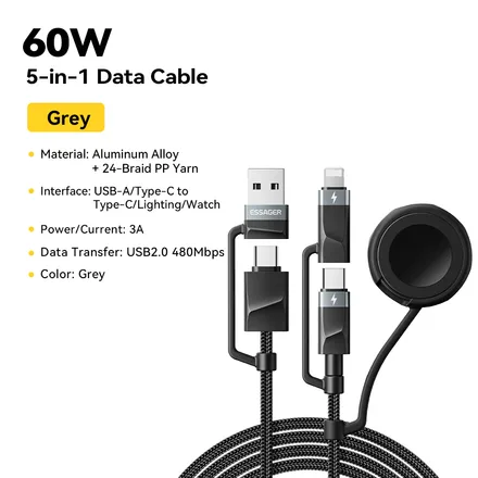 Essager Cable CY0G 5 En 1 3A
