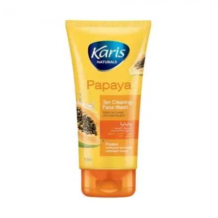 Limpador Facial Karis Naturals Papaya Tan Cleaning 150ml