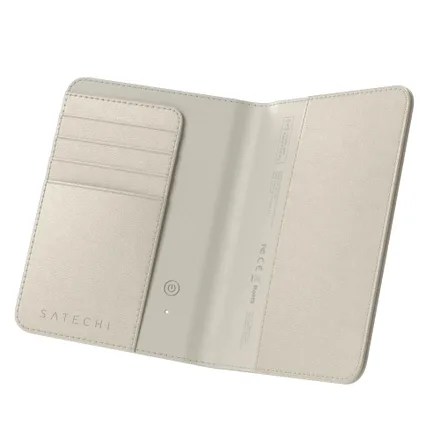 Tarjetero para Pasaporte Satechi ST-VPCW VEGAN-LEATHER FINDALL SAND
