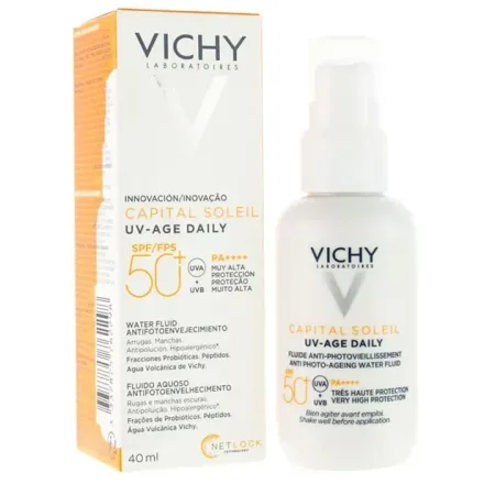 Vichy Protector Solar Capital Soleil Uv Age Daily Spf 50 Plus Color