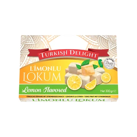 DULCE LOKMA’S TURKISH DELIGHT LEMON FLAVORED 300GR