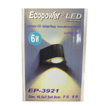 Ecopower Lampara Arandela Ep 3921